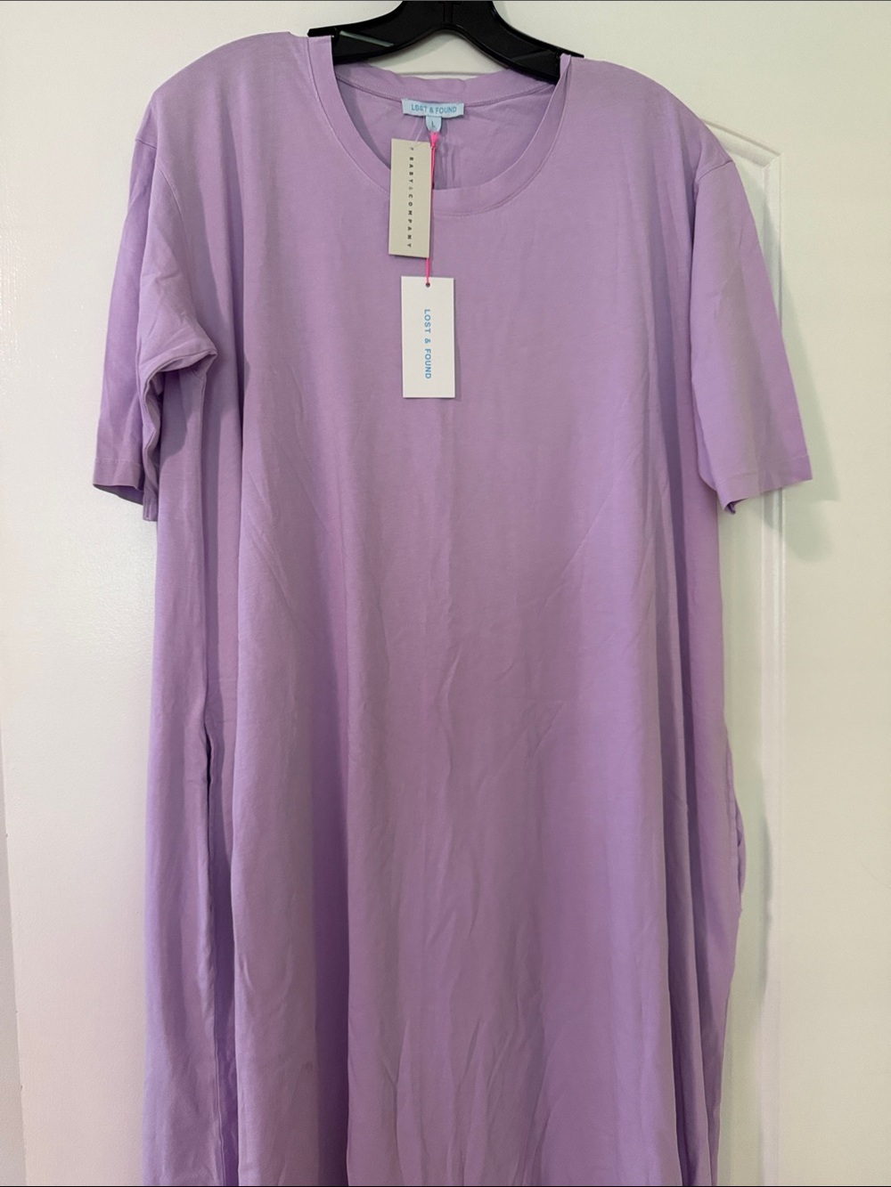 Soft & Flowing Lavender Maxi Dress